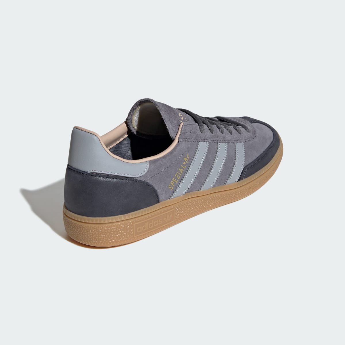 Adidas Men's HANDBALL SPEZIAL SHOES - Onix / Halo Silver / Gum - Image 5
