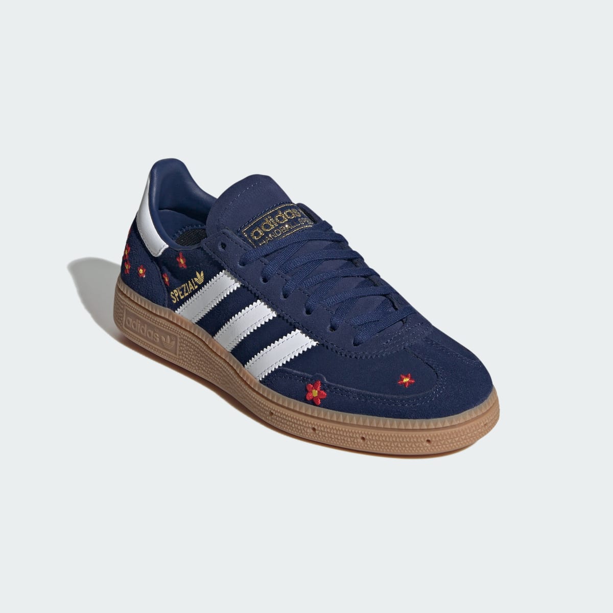 Adidas Kids' HANDBALL SPEZIAL SHOES - Dark Blue / Cloud White / Gum - Image 4