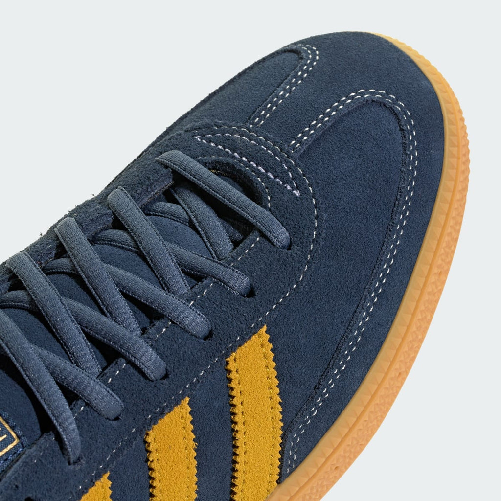 Adidas Men's HANDBALL SPEZIAL SHOES - Night Indigo / Bold Gold / Gum - Image 8
