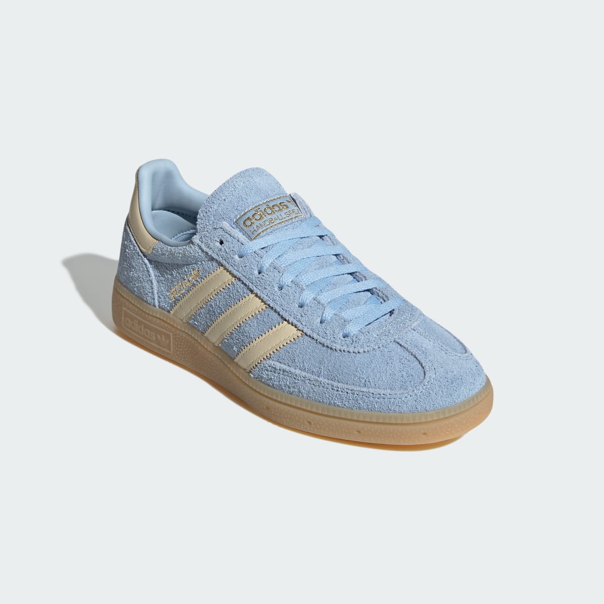 Adidas Women's HANDBALL SPEZIAL SHOES - Clear Sky / Warm Vanilla / Gold Metallic - Image 4
