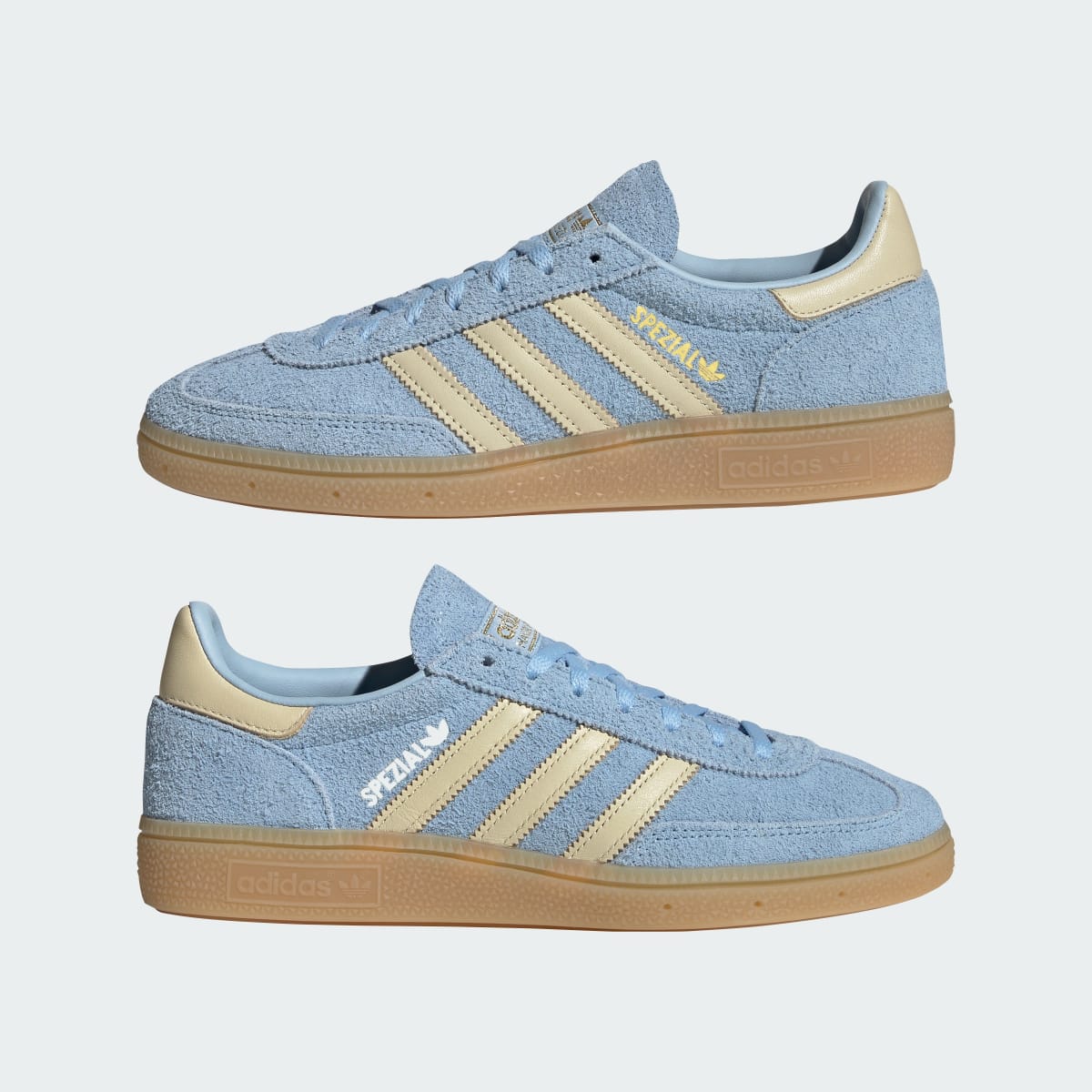 Adidas Women's HANDBALL SPEZIAL SHOES - Clear Sky / Warm Vanilla / Gold Metallic - Image 7