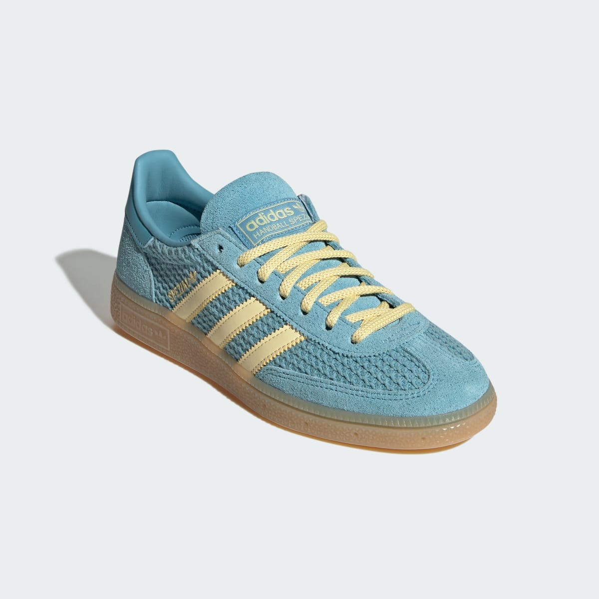 Adidas Women's HANDBALL SPEZIAL SHOES - Preloved Blue / Almost Yellow / Gum - Image 4