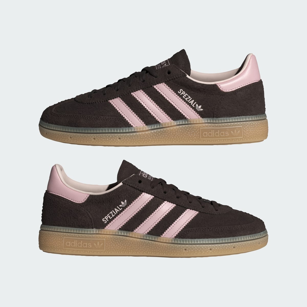 Adidas Women's HANDBALL SPEZIAL SHOES - Aurora Coffee / Sandy Pink / Gum - Image 8