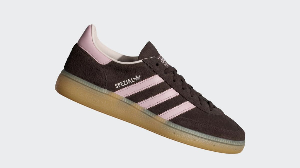 Adidas Women's HANDBALL SPEZIAL SHOES - Aurora Coffee / Sandy Pink / Gum - Image 2