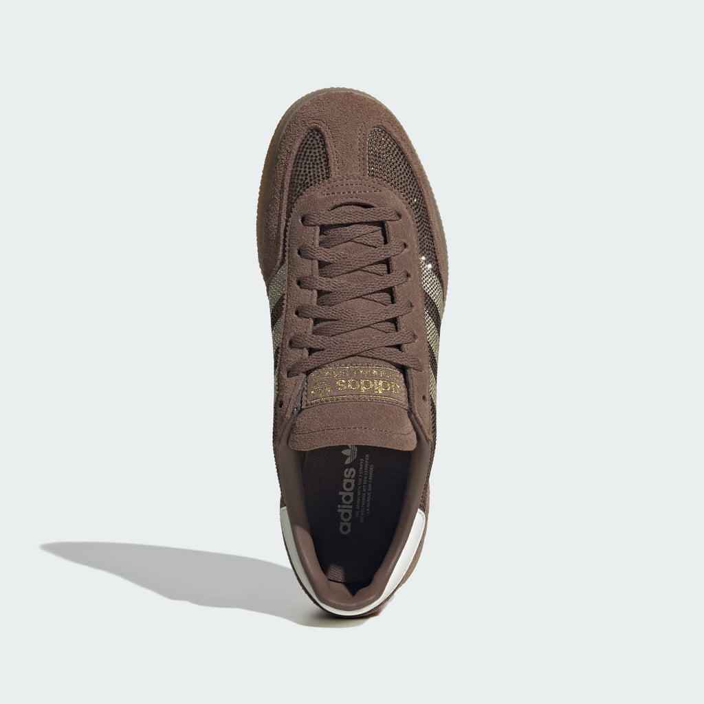 Adidas Women's HANDBALL SPEZIAL SHOES - Earth Strata / Off White / Gold Metallic - Image 4