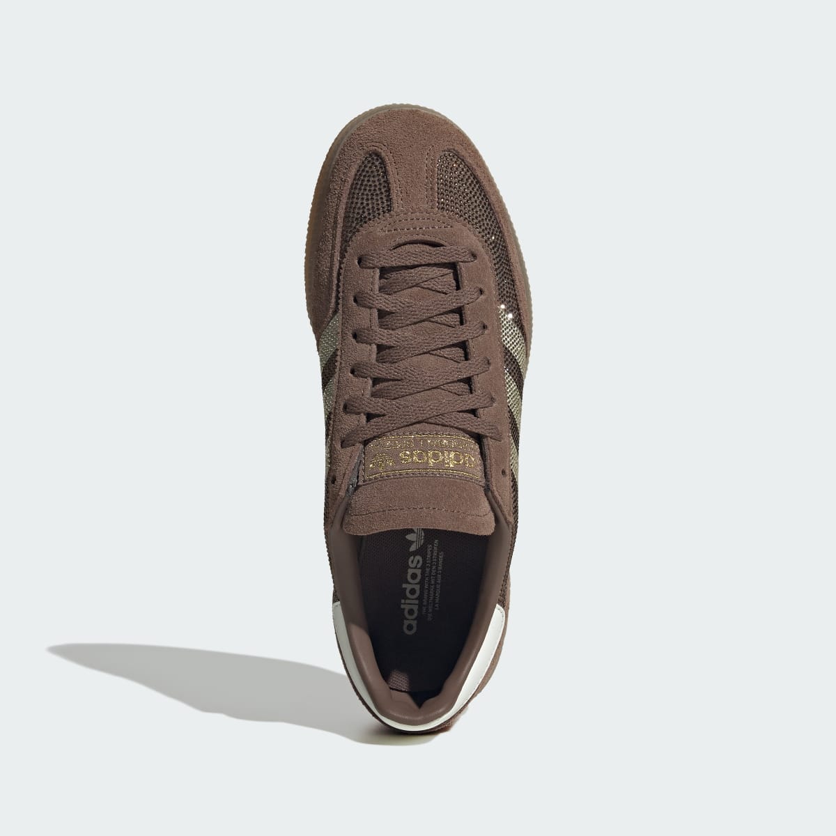 Adidas Women's HANDBALL SPEZIAL SHOES - Earth Strata / Off White / Gold Metallic - Image 4