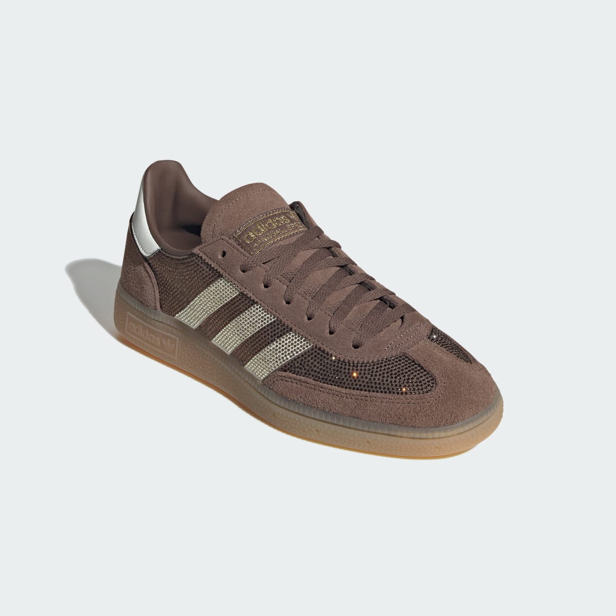 Adidas Women's HANDBALL SPEZIAL SHOES - Earth Strata / Off White / Gold Metallic - Image 6
