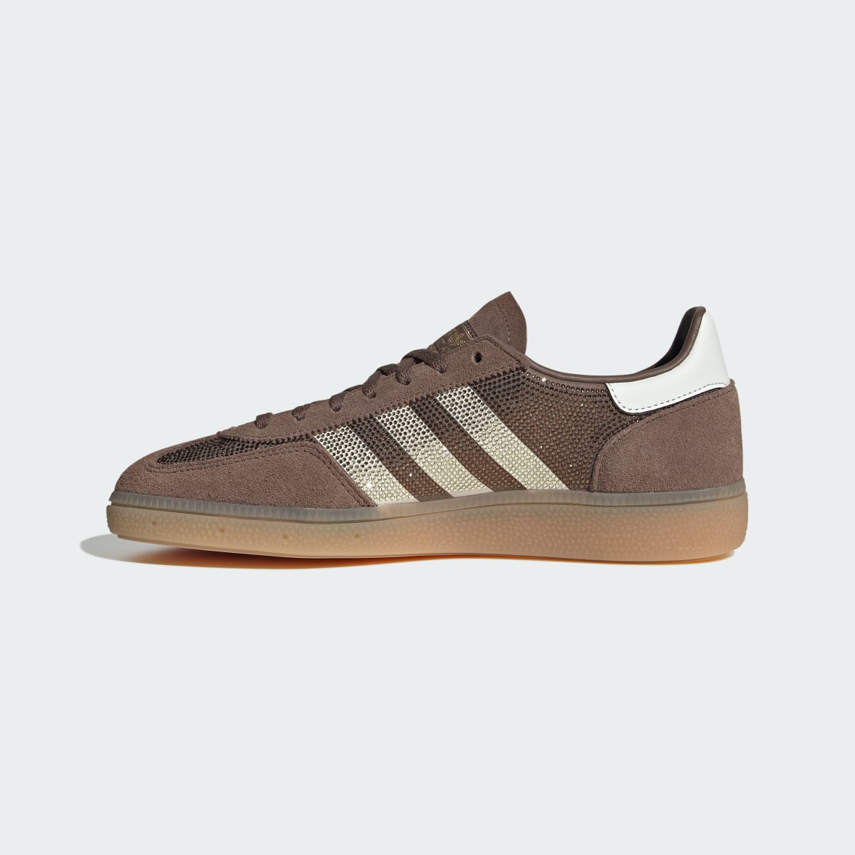 Adidas Women's HANDBALL SPEZIAL SHOES - Earth Strata / Off White / Gold Metallic - Image 8