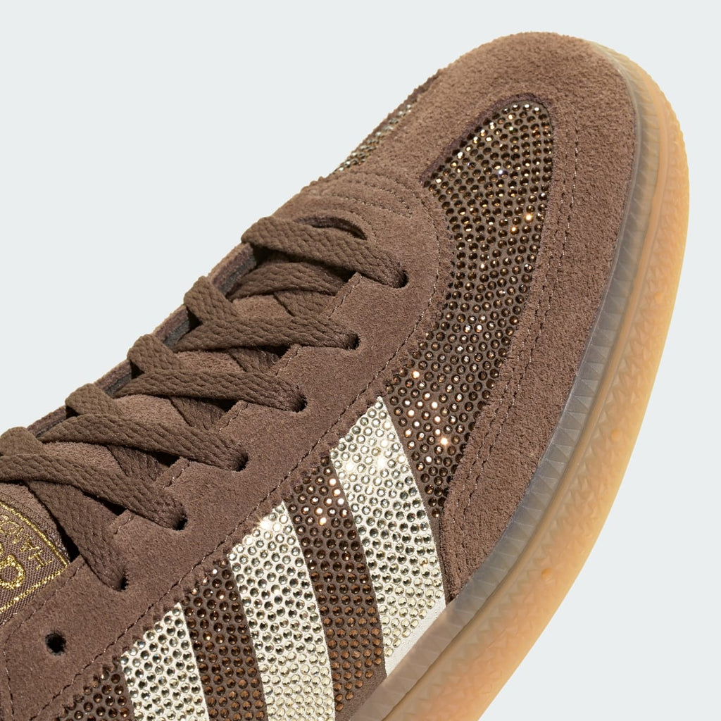 Adidas Women's HANDBALL SPEZIAL SHOES - Earth Strata / Off White / Gold Metallic - Image 3