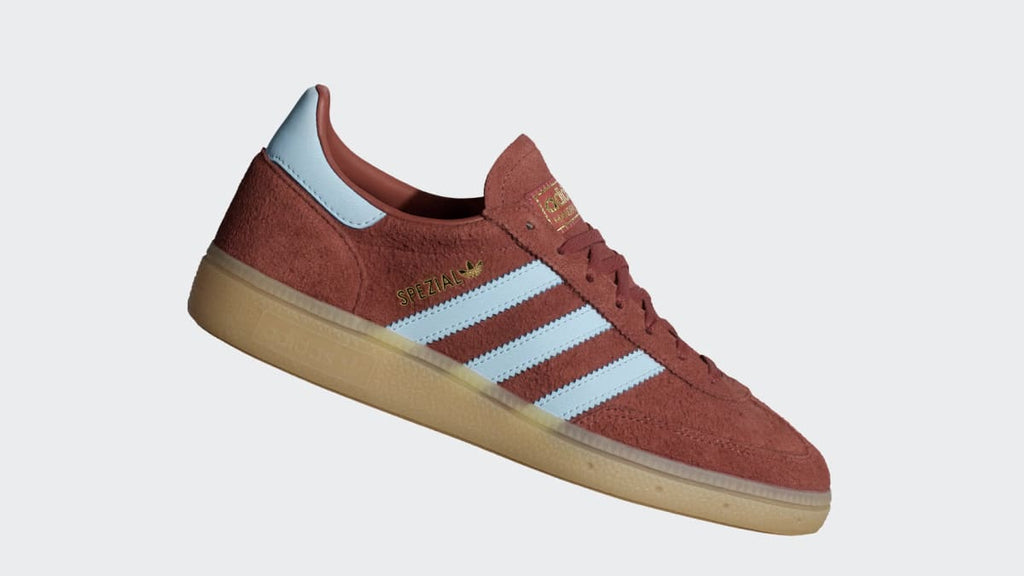 Adidas Women's HANDBALL SPEZIAL SHOES - Burnt Sienna / Clear Sky / Gold Metallic - Image 2