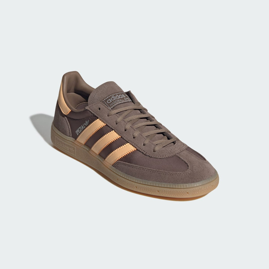 Adidas Men's HANDBALL SPEZIAL SHOES - Earth Strata / Pulse Amber / Gum - Image 4