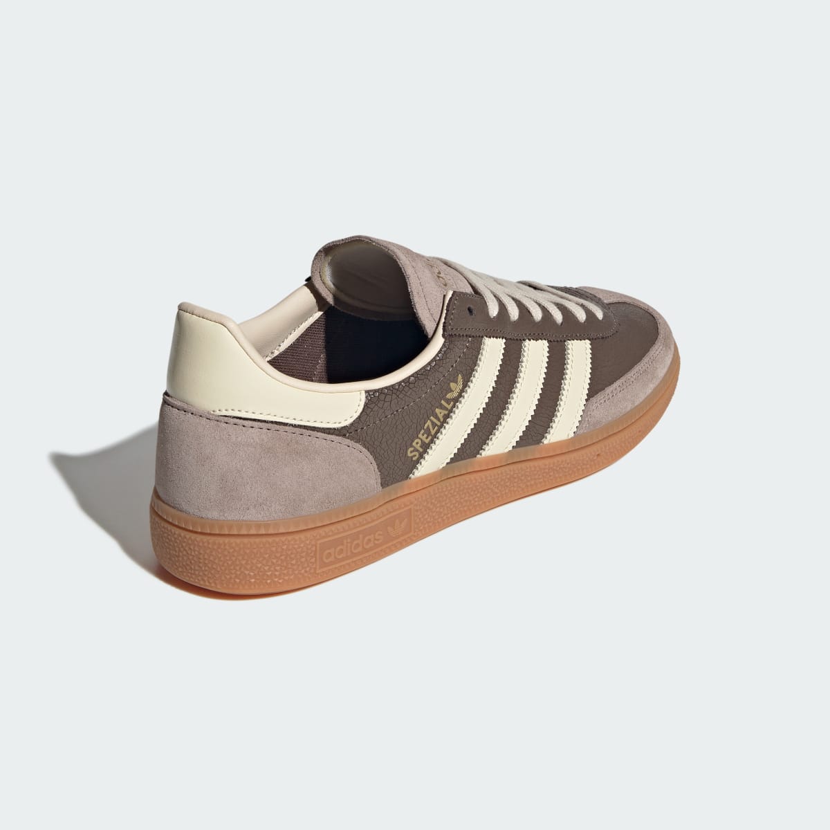 Adidas Men's HANDBALL SPEZIAL SHOES - Earth Strata / Warm Vanilla / Gum - Image 5