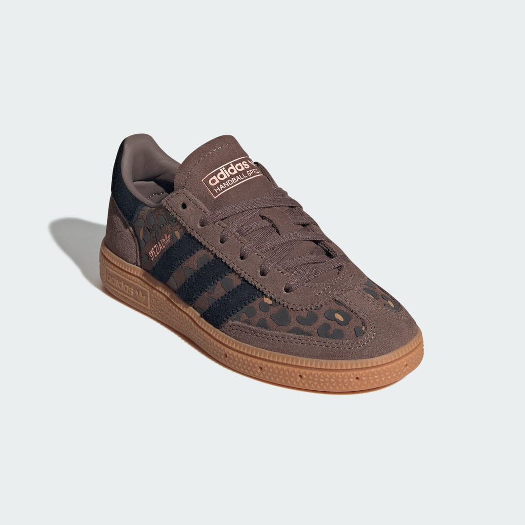 Adidas Kids' HANDBALL SPEZIAL SHOES - Earth Strata / Core Black / Glow Pink - Image 4