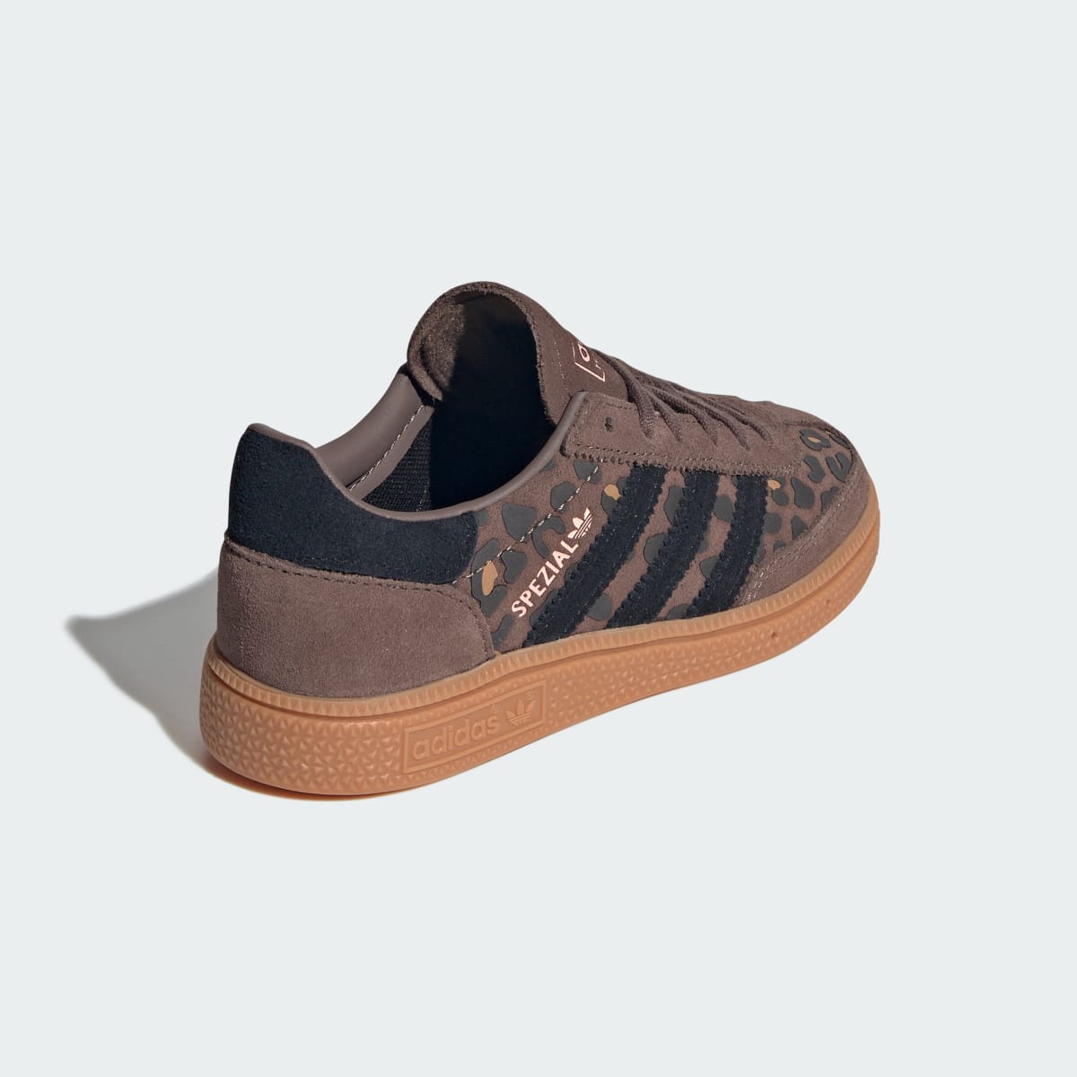 Adidas Kids' HANDBALL SPEZIAL SHOES - Earth Strata / Core Black / Glow Pink - Image 5