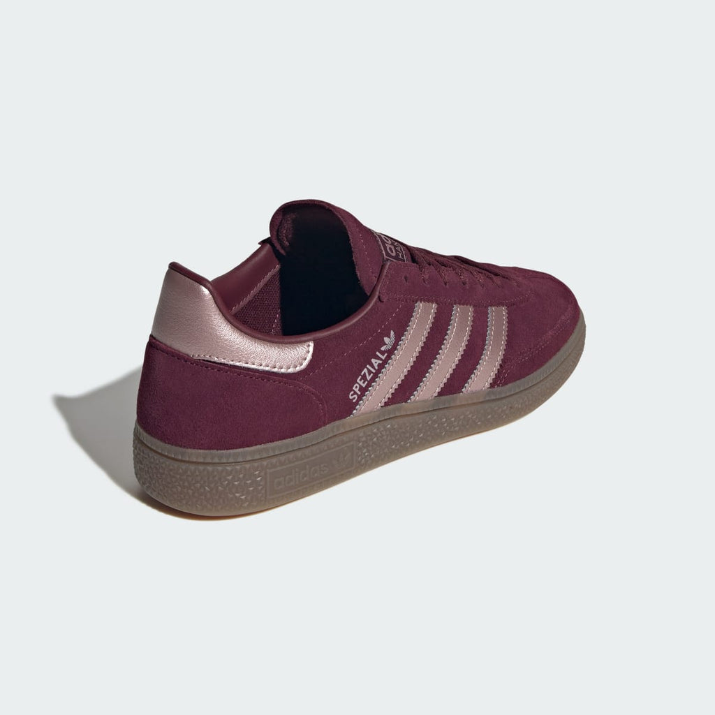Adidas Women's HANDBALL SPEZIAL SHOES - Maroon / Grey / Gum - Image 5