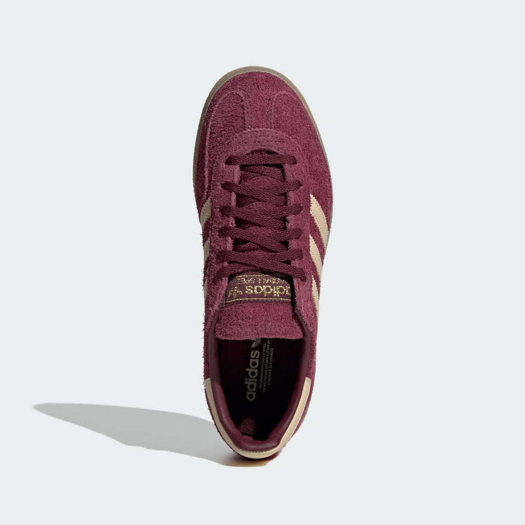 Adidas Women's HANDBALL SPEZIAL SHOES - Maroon / Warm Vanilla / Gold Metallic - Image 2