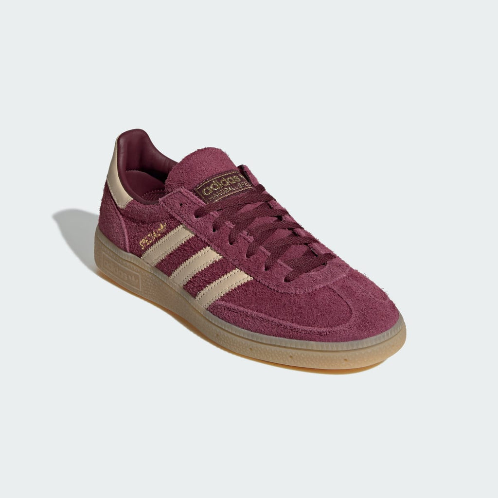 Adidas Women's HANDBALL SPEZIAL SHOES - Maroon / Warm Vanilla / Gold Metallic - Image 4