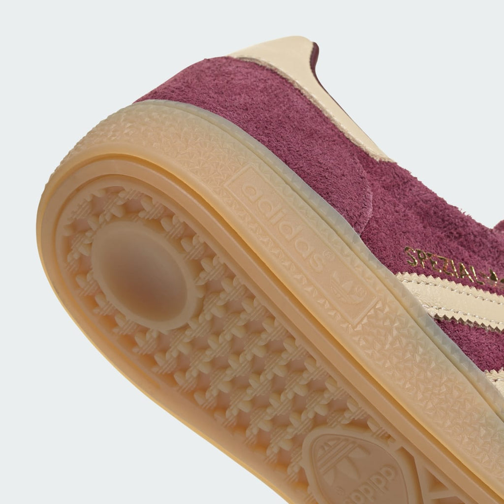 Adidas Women's HANDBALL SPEZIAL SHOES - Maroon / Warm Vanilla / Gold Metallic - Image 8