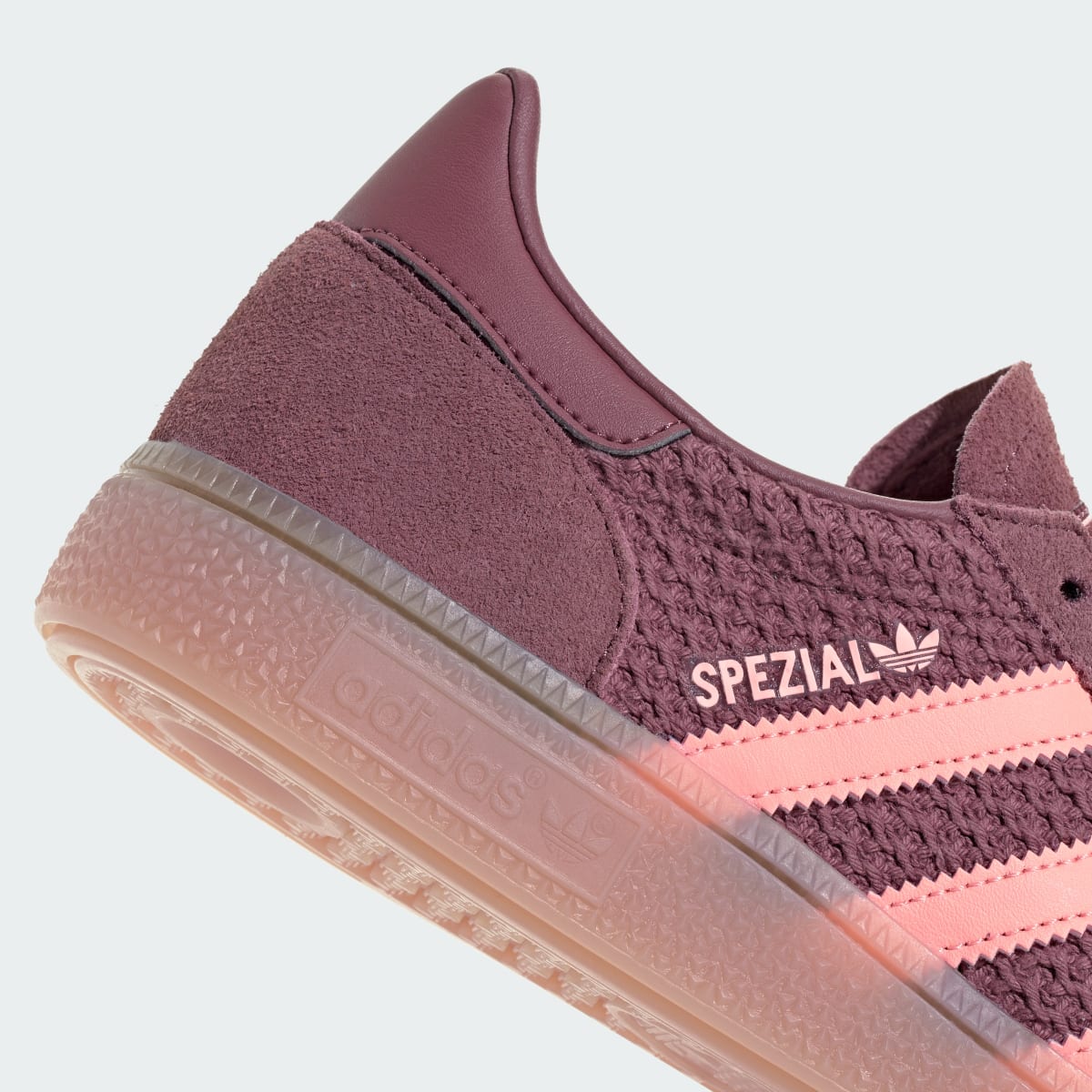 Adidas Women's HANDBALL SPEZIAL SHOES - Burgundy / Frozen Turbo / Gum - Image 9