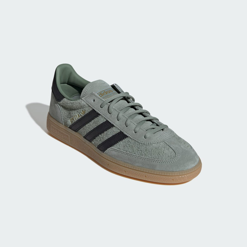 Adidas Women's HANDBALL SPEZIAL SHOES - Silver Green / Core Black / Gum - Image 4