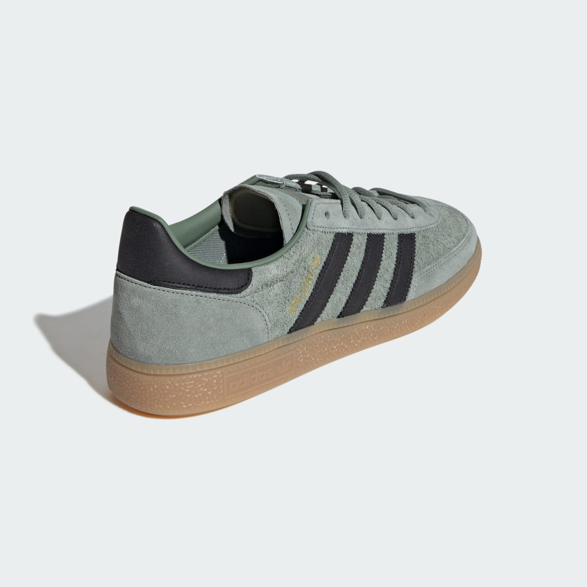 Adidas Men's HANDBALL SPEZIAL SHOES - Silver Green / Core Black / Gum - Image 5
