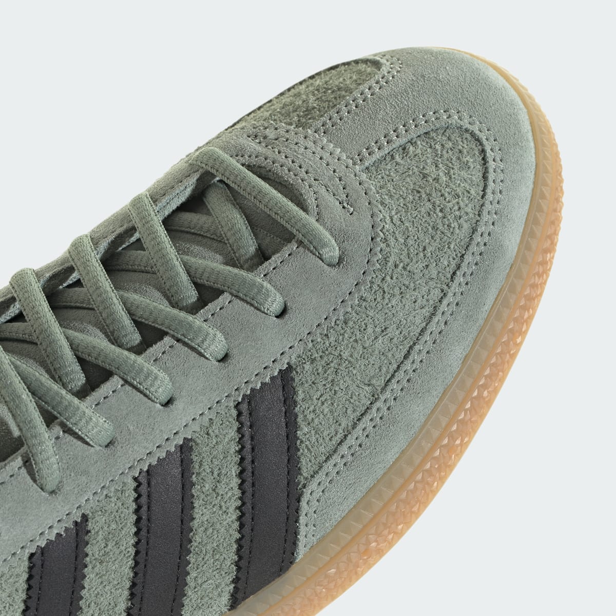 Adidas Men's HANDBALL SPEZIAL SHOES - Silver Green / Core Black / Gum - Image 9