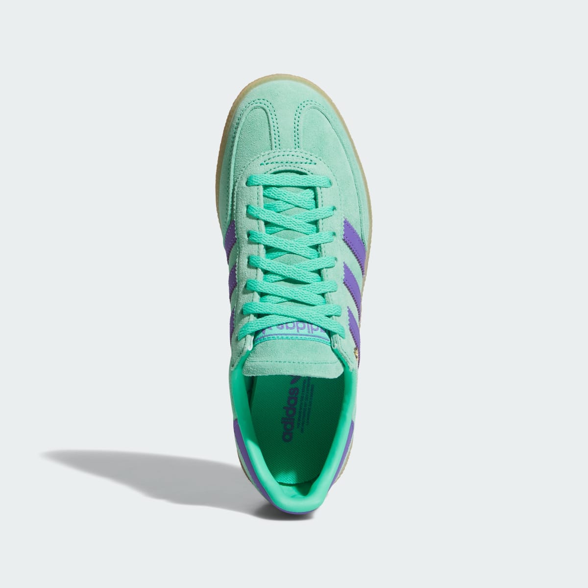 Adidas Women's HANDBALL SPEZIAL SHOES - Hi-Res Green / Purple Rush / Gold Metallic - Image 2