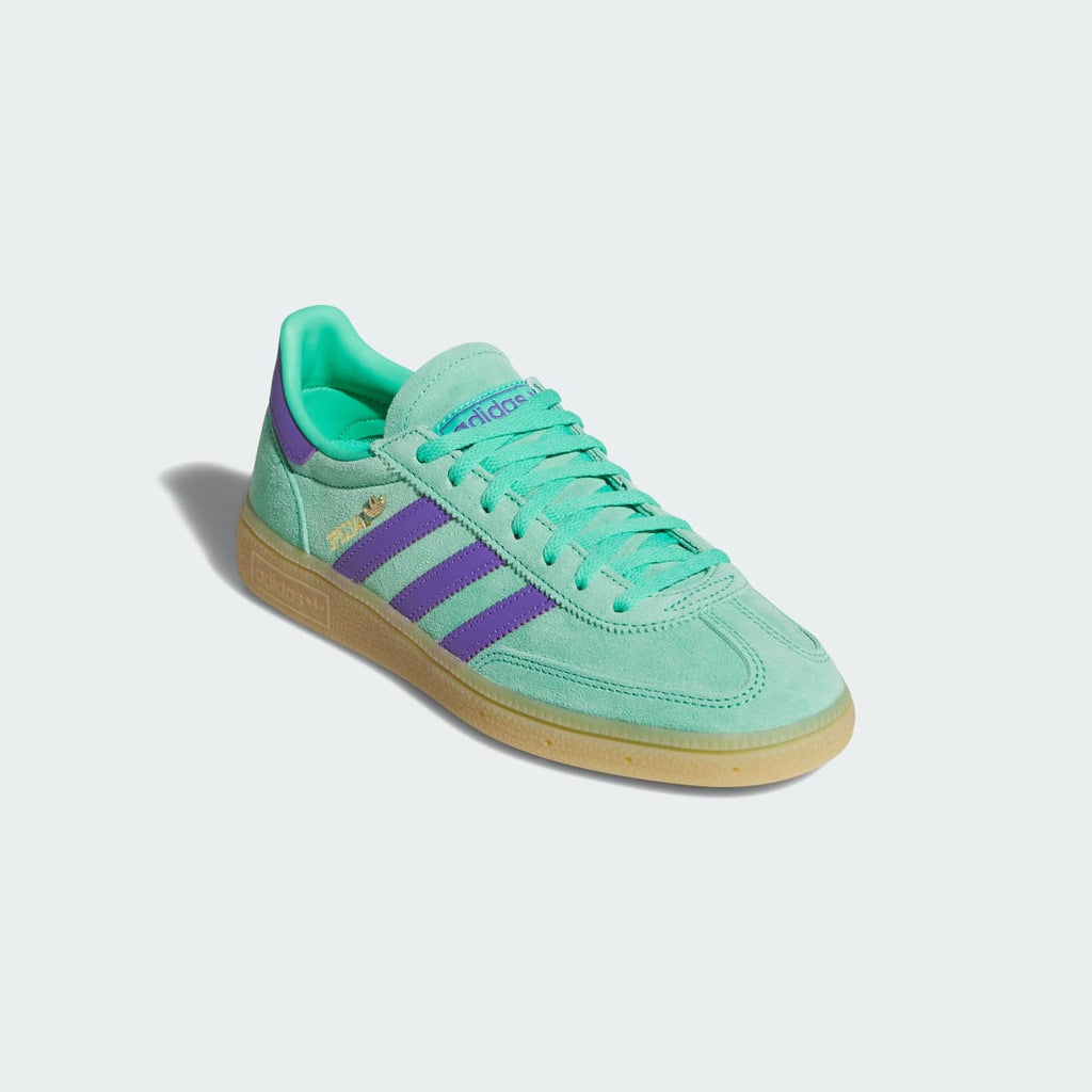 Adidas Women's HANDBALL SPEZIAL SHOES - Hi-Res Green / Purple Rush / Gold Metallic - Image 4