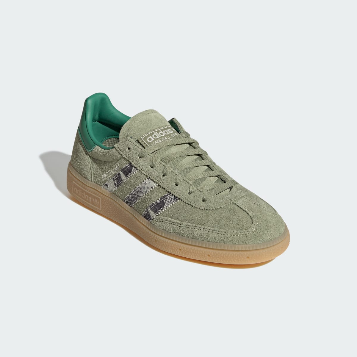 Adidas Women's HANDBALL SPEZIAL SHOES - Tent Green / Linen Green / Blanch Green - Image 4