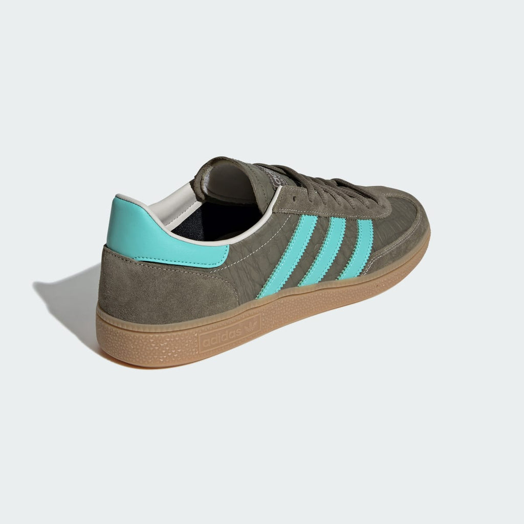 Adidas Men's HANDBALL SPEZIAL SHOES - Olive Strata / Acid Mint / Gum - Image 6