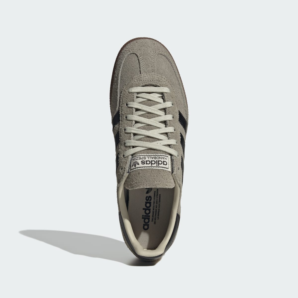 Adidas Men's HANDBALL SPEZIAL SHOES - Silver Pebble / Core Black / Gum - Image 2
