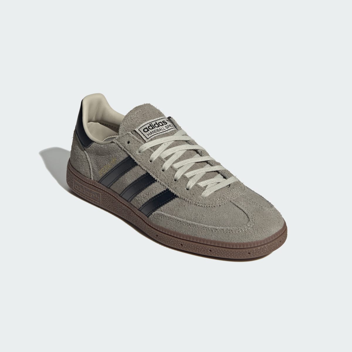 Adidas Men's HANDBALL SPEZIAL SHOES - Silver Pebble / Core Black / Gum - Image 4