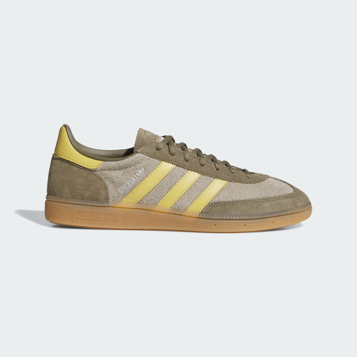 Adidas Men's HANDBALL SPEZIAL SHOES - Olive Strata / Pyrite / Gum - Image 1