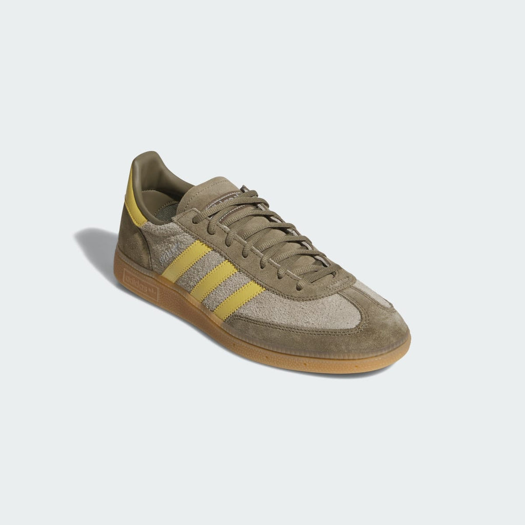 Adidas Men's HANDBALL SPEZIAL SHOES - Olive Strata / Pyrite / Gum - Image 4