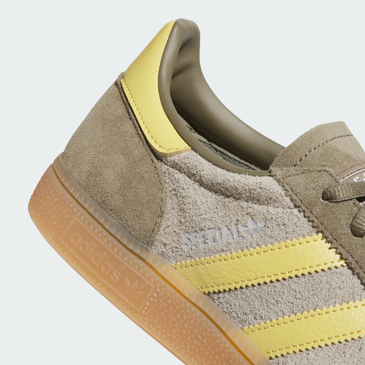 Adidas Men's HANDBALL SPEZIAL SHOES - Olive Strata / Pyrite / Gum - Image 8