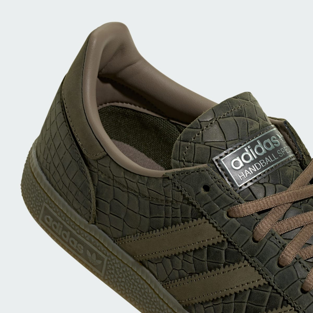 Adidas Men's HANDBALL SPEZIAL SHOES - Night Cargo / Olive Strata / Blanch Brown - Image 8