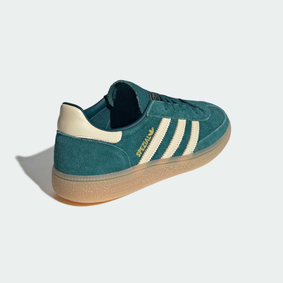 Adidas Women's HANDBALL SPEZIAL SHOES - Rich Green / Warm Vanilla / Gold Metallic - Image 6