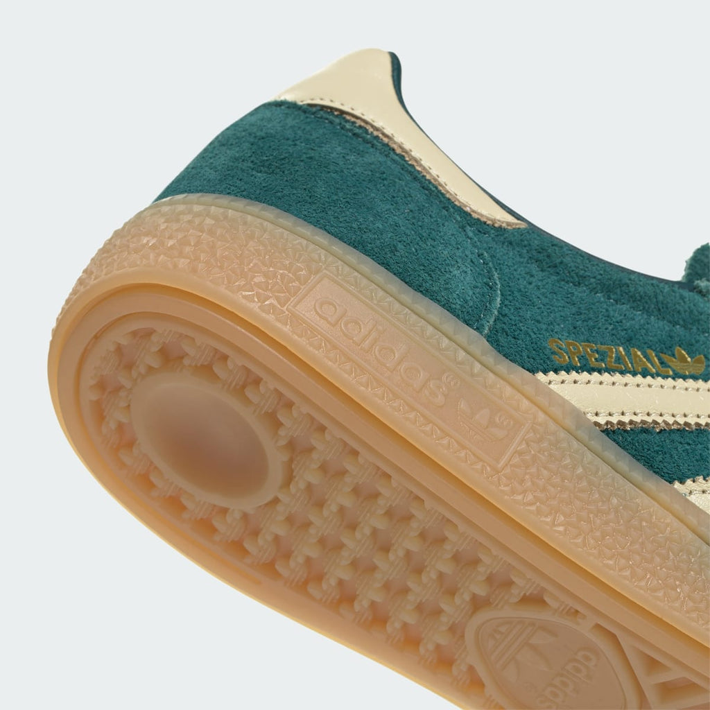 Adidas Women's HANDBALL SPEZIAL SHOES - Rich Green / Warm Vanilla / Gold Metallic - Image 9