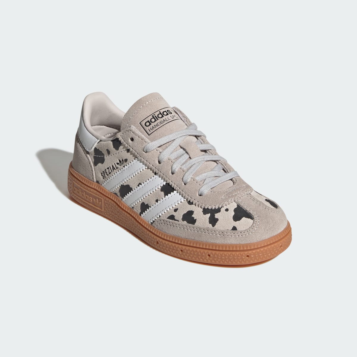 Adidas Kids' HANDBALL SPEZIAL SHOES - Grey One / Cloud White / Crystal White - Image 4
