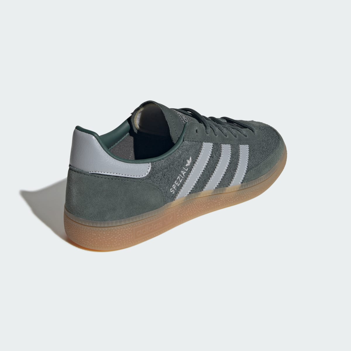 Adidas Women's HANDBALL SPEZIAL SHOES - Legend Ivy / Halo Silver / Gum - Image 5