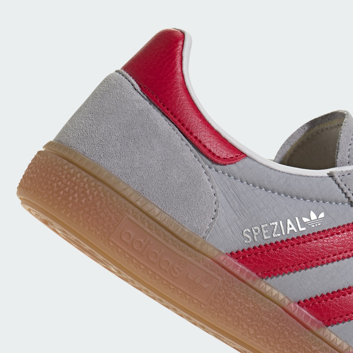 Adidas Men's HANDBALL SPEZIAL SHOES - Halo Silver / Team Victory Red / Gum - Image 9