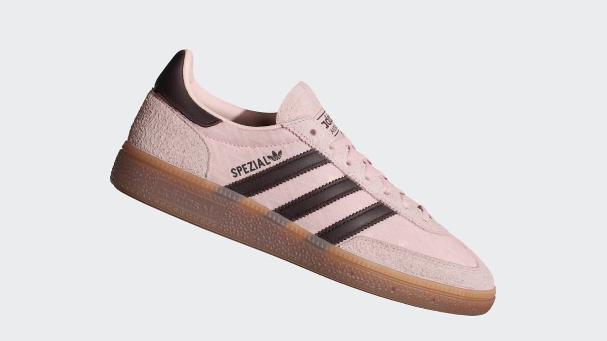 Adidas Women's HANDBALL SPEZIAL SHOES - Sandy Pink / Aurora Coffee / Gum - Image 2