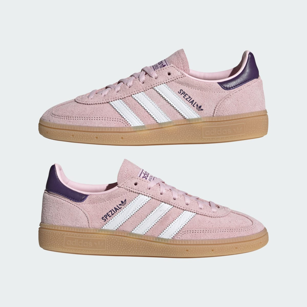 Adidas Women's HANDBALL SPEZIAL SHOES - Clear Pink / Cloud White / Violet - Image 7
