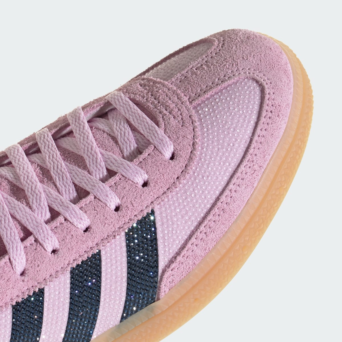 Adidas Women's HANDBALL SPEZIAL SHOES - Orchid Fusion / Dark Blue / Gold Metallic - Image 2