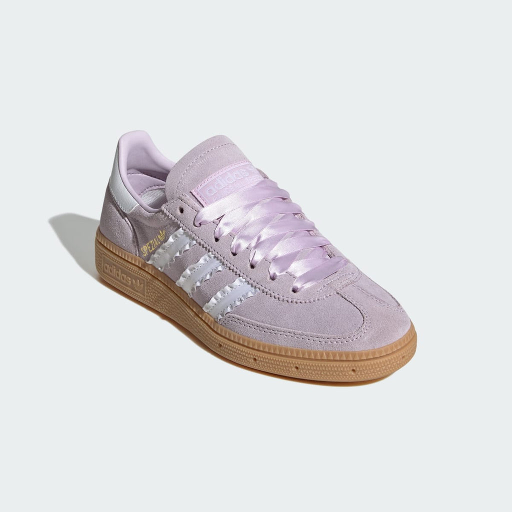 Adidas Kids' HANDBALL SPEZIAL SHOES - Ice Lavender / Cloud White / Gum - Image 4