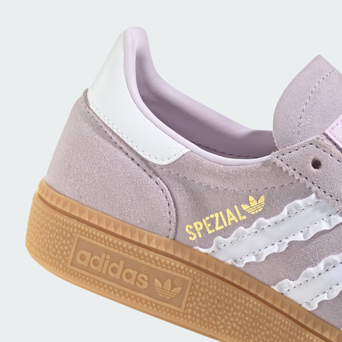 Adidas Kids' HANDBALL SPEZIAL SHOES - Ice Lavender / Cloud White / Gum - Image 9