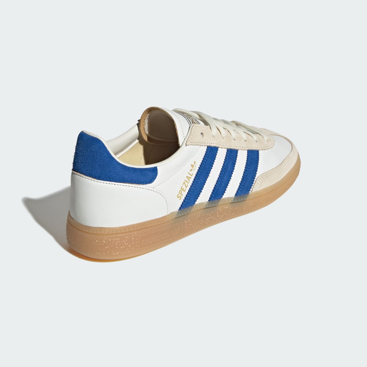 Adidas Men's HANDBALL SPEZIAL SHOES - Core White / Blue / Gum - Image 5