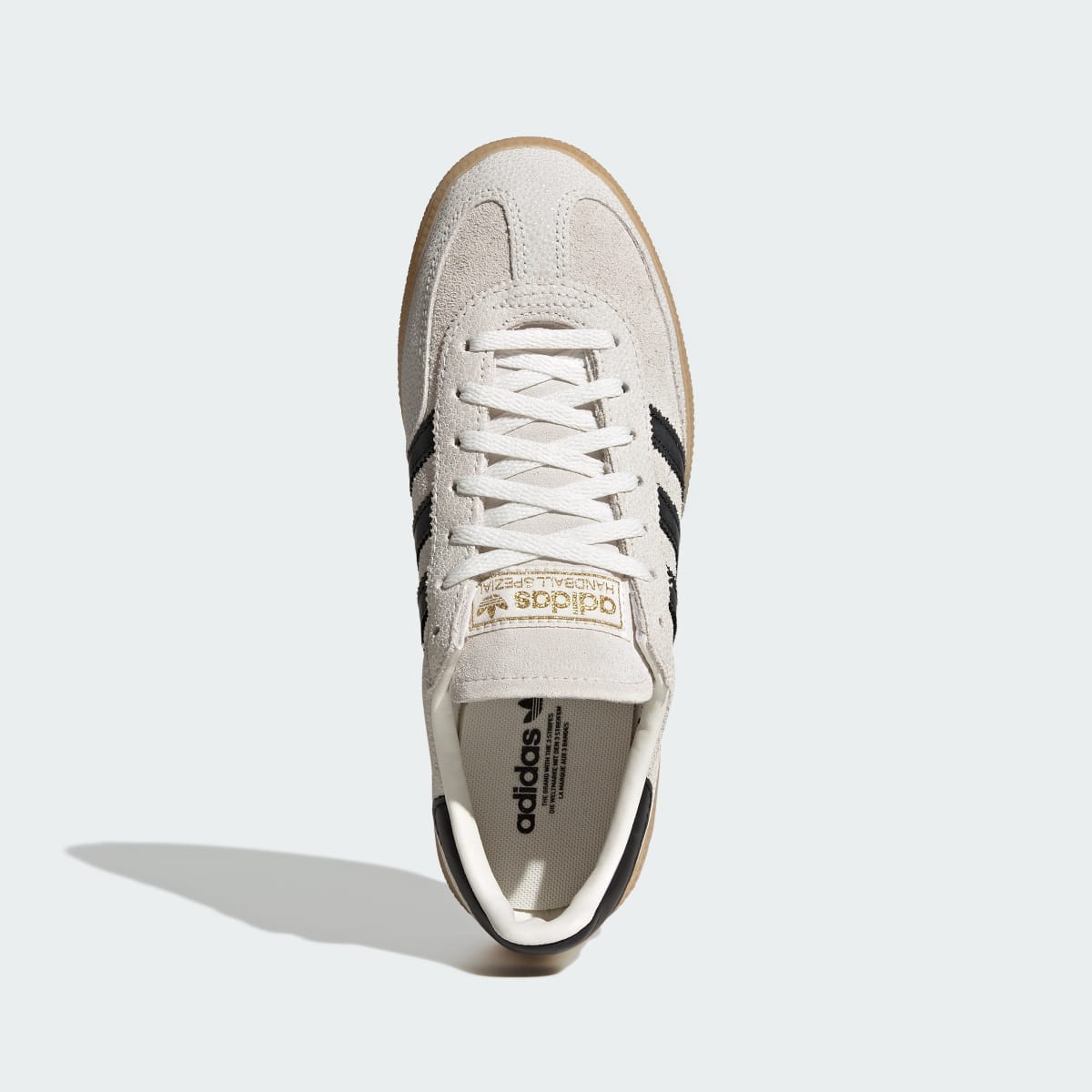 Adidas Women's HANDBALL SPEZIAL SHOES - Cloud White / Core Black / Gold Metallic - Image 3