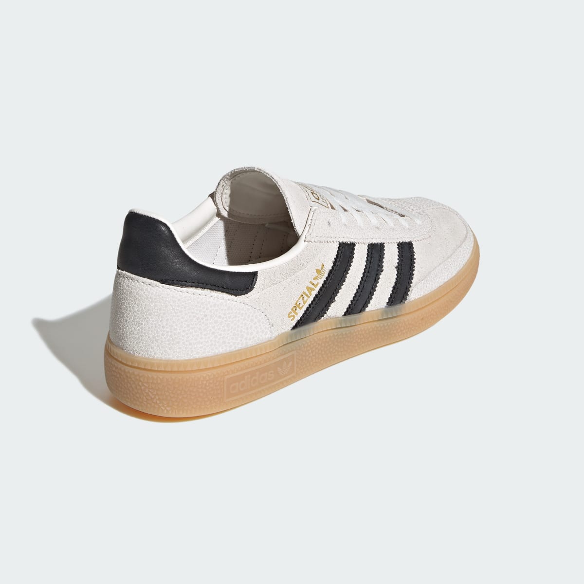 Adidas Women's HANDBALL SPEZIAL SHOES - Cloud White / Core Black / Gold Metallic - Image 6
