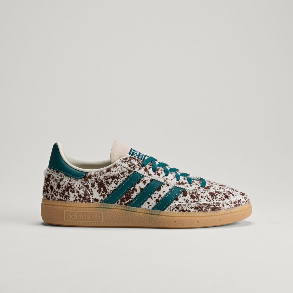 Adidas Women's HANDBALL SPEZIAL SHOES - Off White / Rich Green / Dark Brown - Image 3